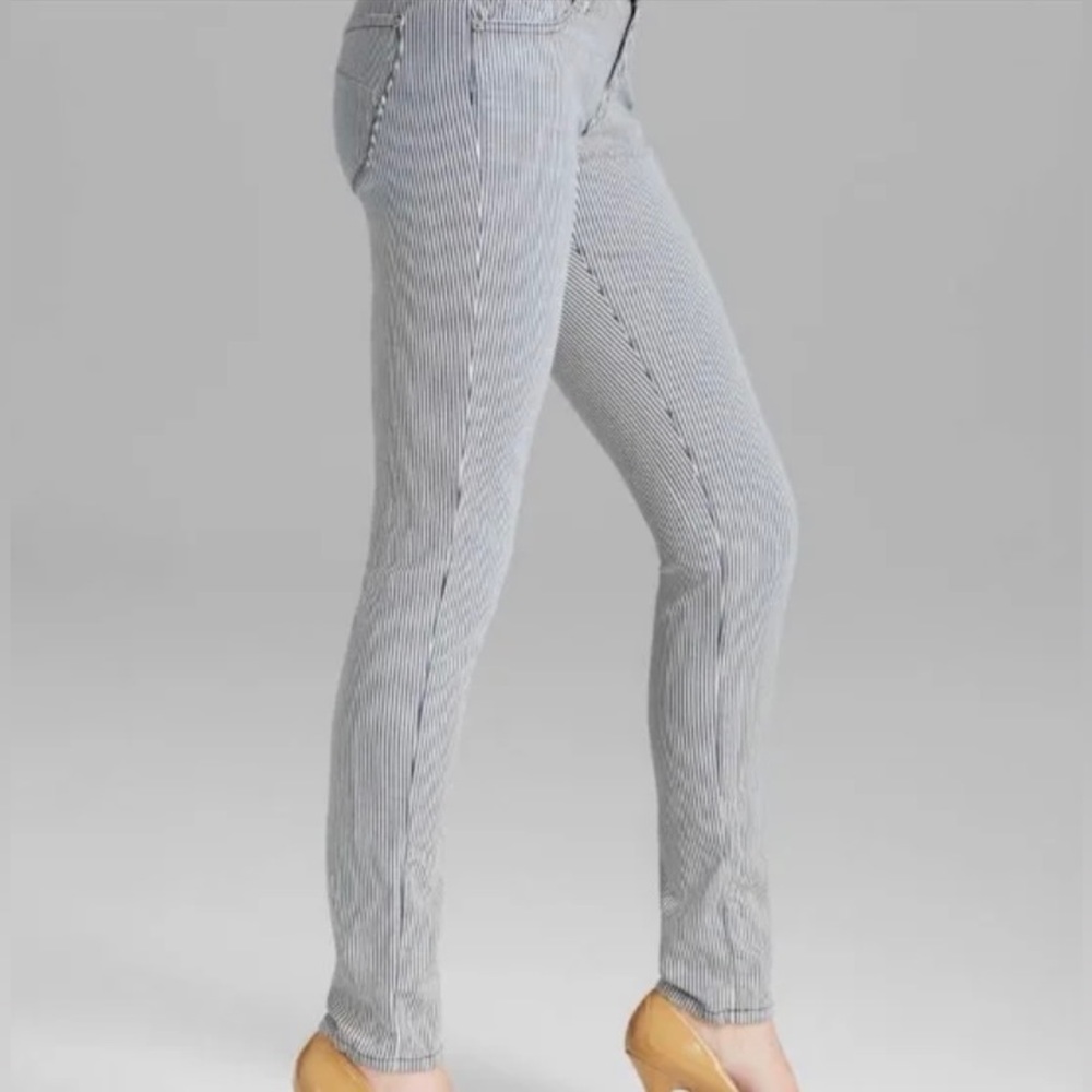 James Jeans Twiggy blue and white striped